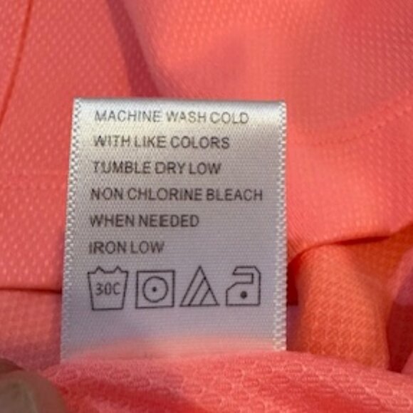Tail Peach Sleeveless Golf Shirt Sz XXL - Picture 4 of 6